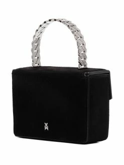 Amina Muaddi Metallic top handle mini bag 9 Amina Muaddi metallic top handle mini bag