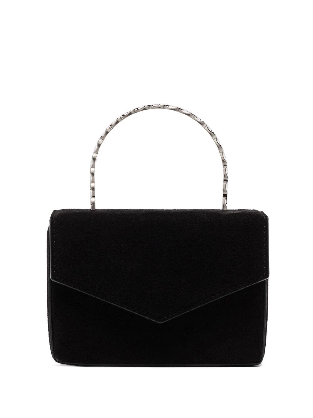 Amina Muaddi Metallic top handle mini bag 3 Amina Muaddi metallic top handle mini bag
