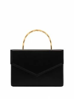 Amina Muaddi Pernille leather mini bag