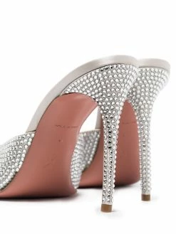 Amina Muaddi Emili 105mm crystal-embellished mules