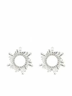 Amina Muaddi Stylish Shop 22 Amina Muaddi Begum crystal earrings