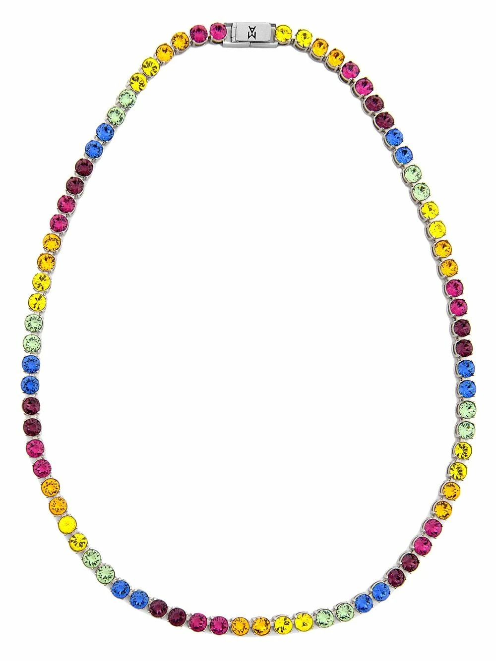 Amina Muaddi Crystal embellished Tennis necklace 3 Amina Muaddi crystal-embellished Tennis necklace
