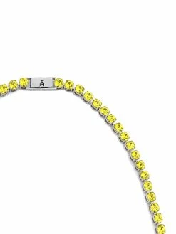 Amina Muaddi crystal-embellished necklace