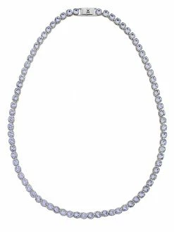 Amina Muaddi crystal-embellished beaded necklace
