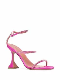Amina Muaddi diamante strappy sandals