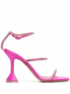 Amina Muaddi diamante strappy sandals