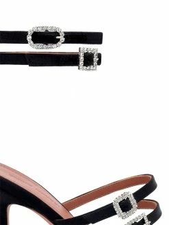 Amina Muaddi Robyn 95 crystal-embellished sandals
