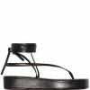 Amina Muaddi Jamie ankle wrap flatform sandals 2 Amina Muaddi Jamie ankle wrap flatform sandals