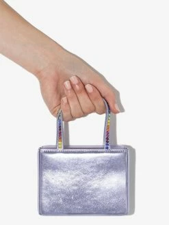 Amina Muaddi Gilda super mini rainbow bag