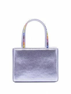 Amina Muaddi Gilda super mini rainbow bag