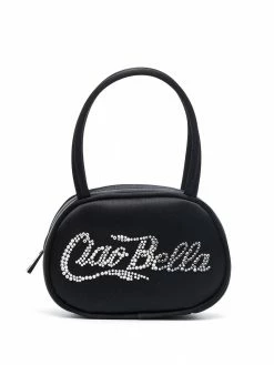 Amina Muaddi Ciao Bella crystal-embellished mini bag