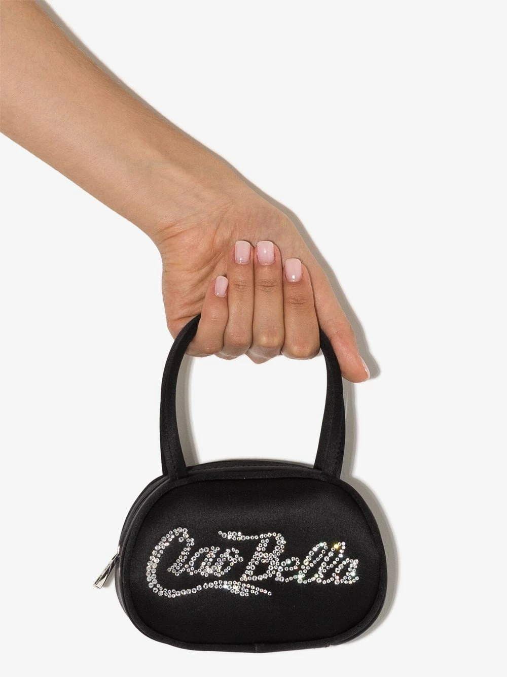 Amina Muaddi Ciao Bella crystal embellished mini bag 6 Amina Muaddi Ciao Bella crystal-embellished mini bag