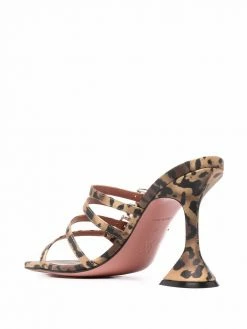 Amina Muaddi Robyn leopard print crystal buckle sandals 8 Amina Muaddi Robyn leopard-print crystal-buckle sandals