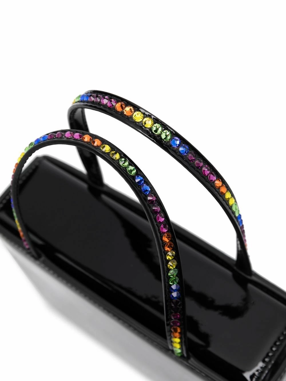 Amina Muaddi Amini Gilda logo plaque tote bag 6 Amina Muaddi Amini Gilda logo-plaque tote bag