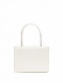 Amina Muaddi Gilda satin mini bag