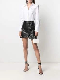 Amina Muaddi Gilda satin mini bag