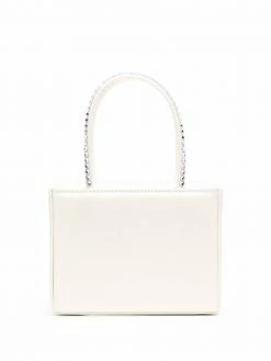 Amina Muaddi Gilda satin mini bag