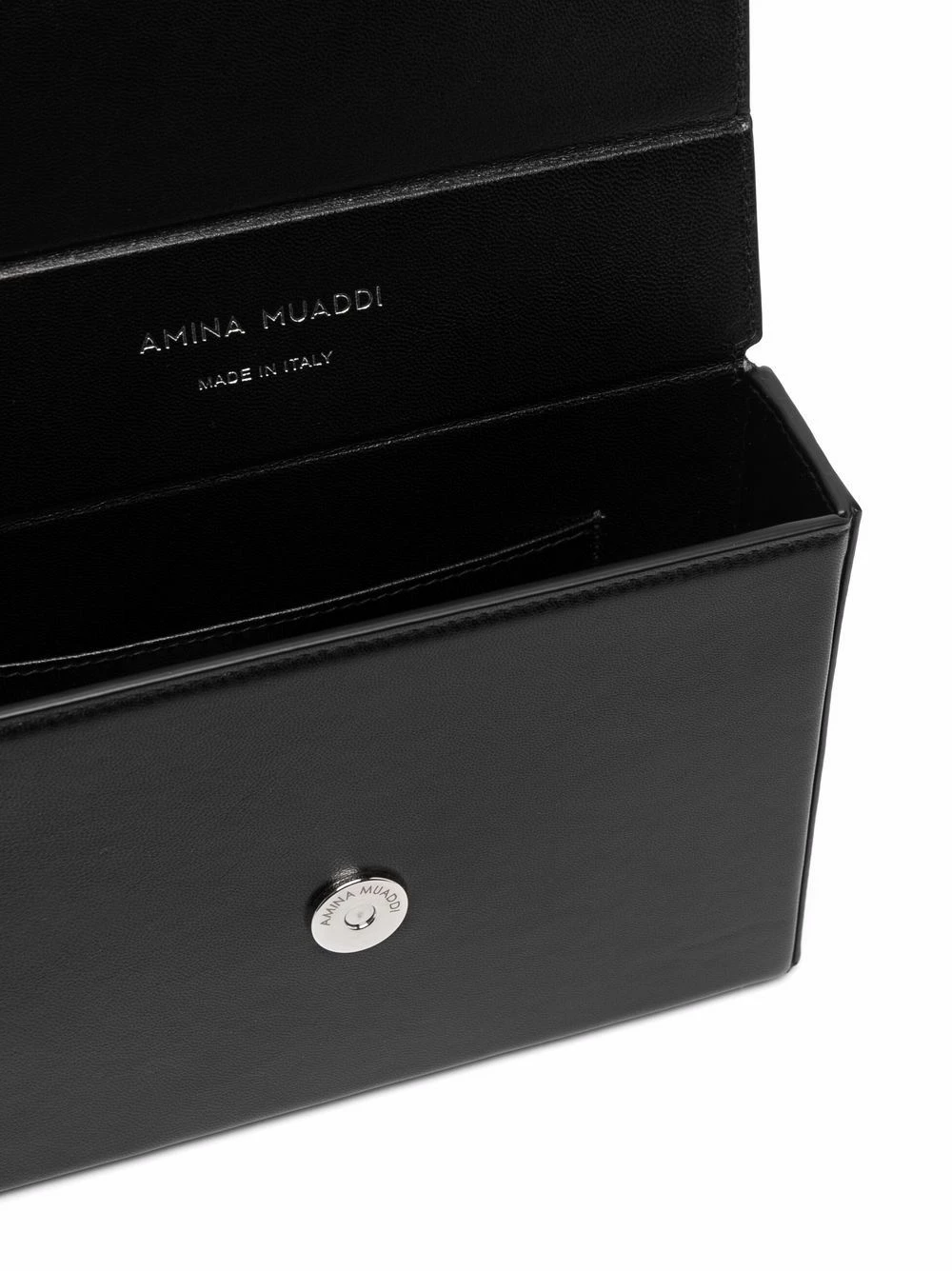 Amina Muaddi Johana leather box clutch 7 Amina Muaddi Johana leather box clutch