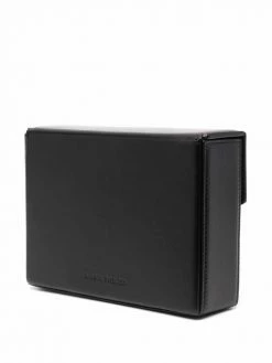 Amina Muaddi Johana leather box clutch 9 Amina Muaddi Johana leather box clutch