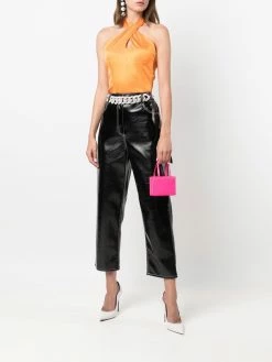 Amina Muaddi Super Amini Giorgia mini bag