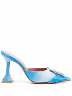 Amina Muaddi Begum crystal-embellished mules