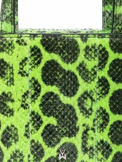 Amina Muaddi Giorgia snakeskin-effect mini bag