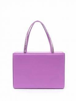Amina Muaddi Amini Gilda mini leather bag