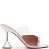 Amina Muaddi Crystal embellished leather sandals 1 Amina Muaddi crystal-embellished leather sandals