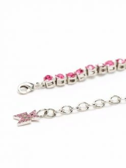 Amina Muaddi crystal-embellished bracelet