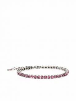 Amina Muaddi crystal-embellished bracelet
