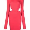 Amina Muaddi cut-out stretch midi dress