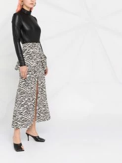 Amina Muaddi faux-leather body