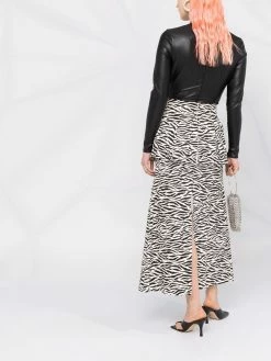 Amina Muaddi faux-leather body