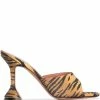 Amina Muaddi Lupita 110mm leopard print mules 1 Amina Muaddi Lupita 110mm leopard-print mules