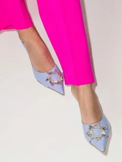 Amina Muaddi Begum 95mm mules