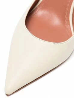 Amina Muaddi Holli 95mm slingback pumps 9 Amina Muaddi Holli 95mm slingback pumps