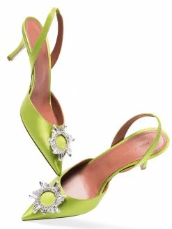 Amina Muaddi Begum 70mm slingback pumps