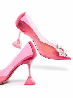 Amina Muaddi Begum 95mm crystal-embellished pumps