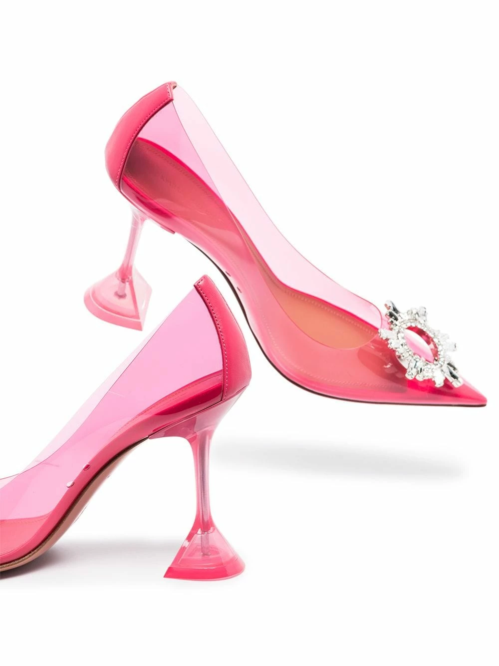 Amina Muaddi Begum 95mm crystal embellished pumps 4 Amina Muaddi Begum 95mm crystal-embellished pumps