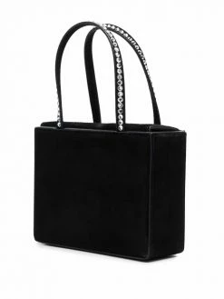 Amina Muaddi Mini Super Gilda suede bag 11 Amina Muaddi mini Super Gilda suede bag