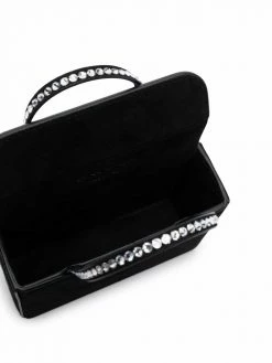 Amina Muaddi Mini Super Gilda suede bag 13 Amina Muaddi mini Super Gilda suede bag