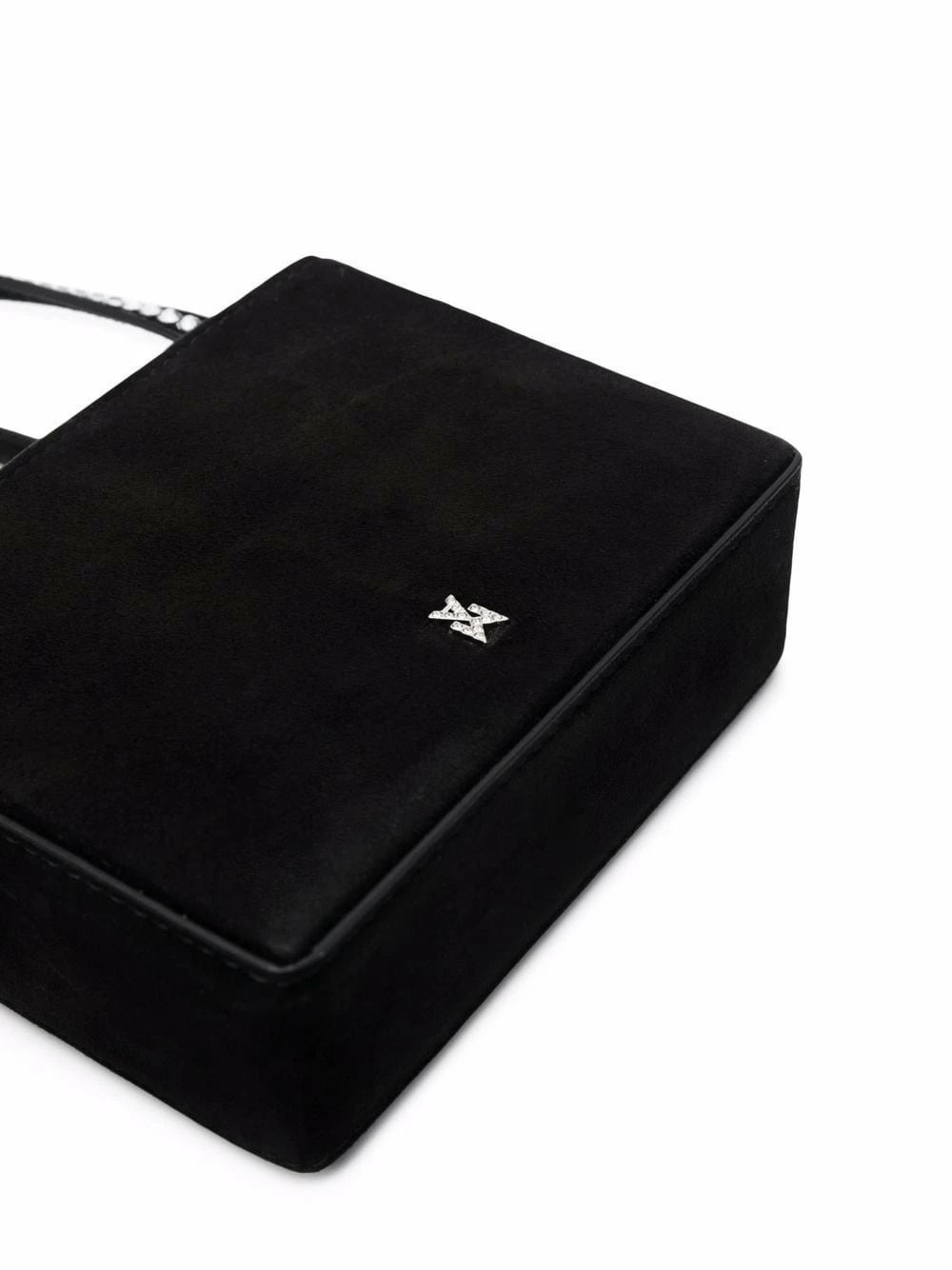 Amina Muaddi Mini Super Gilda suede bag 7 Amina Muaddi mini Super Gilda suede bag