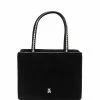 Amina Muaddi Mini Super Gilda suede bag 1 Amina Muaddi mini Super Gilda suede bag