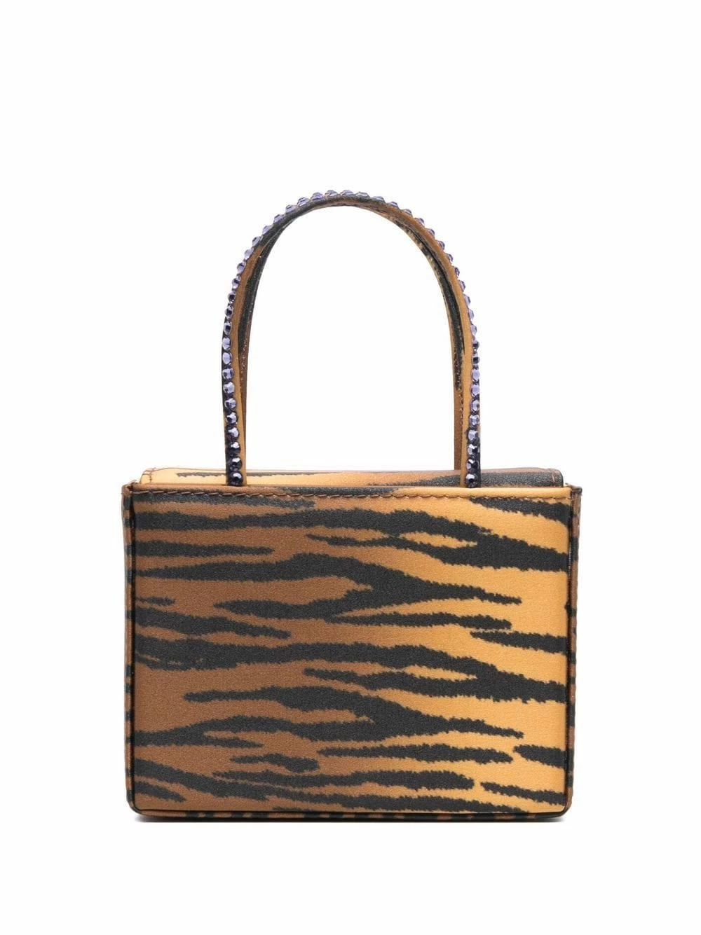 Amina Muaddi Gilda super mini tiger print bag 3 Amina Muaddi Gilda super mini tiger-print bag