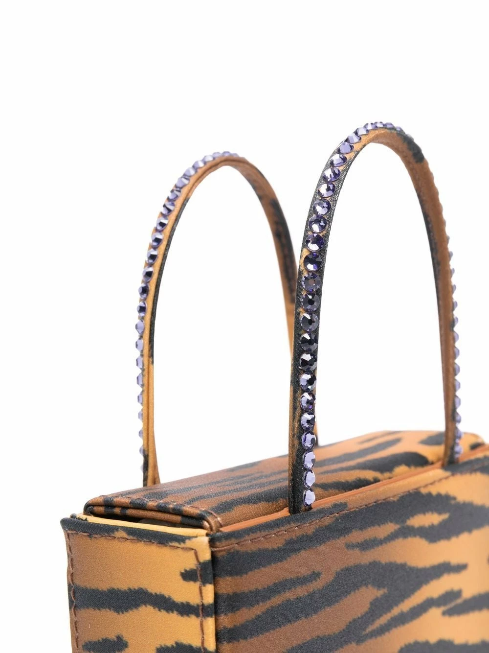 Amina Muaddi Gilda super mini tiger print bag 7 Amina Muaddi Gilda super mini tiger-print bag