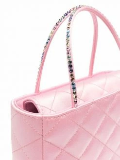 Amina Muaddi mini Betty quilted tote bag