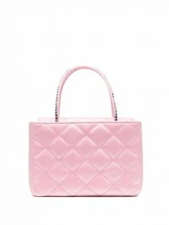 Amina Muaddi Stylish Shop 15 Amina Muaddi mini Betty quilted tote bag