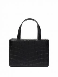 Amina Muaddi Amini Gilda crocodile mini bag